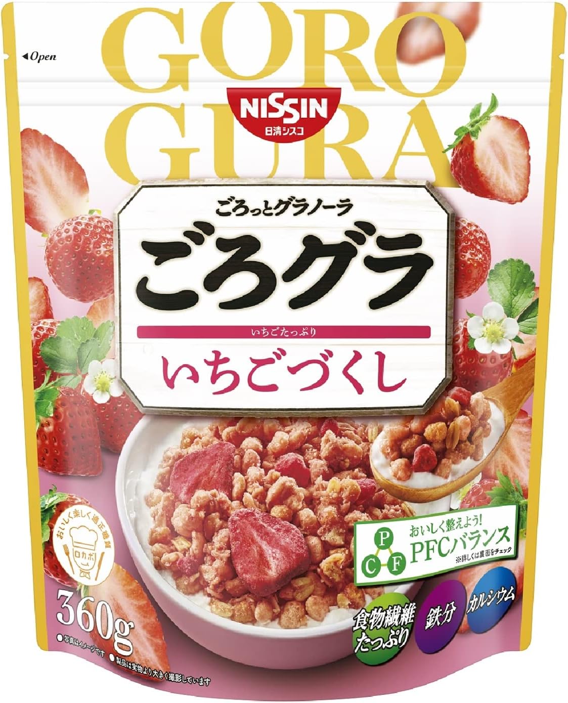 日清シスコ ごろグラ いちごづくし 360g　６個入り