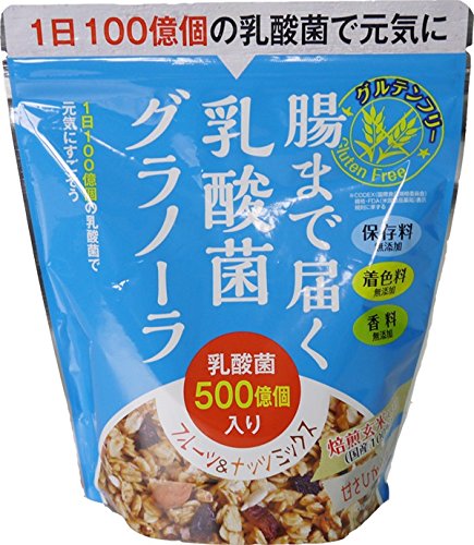 幸福米穀 乳酸菌グラノーラフルーツ＆ナッツ 250g×3袋