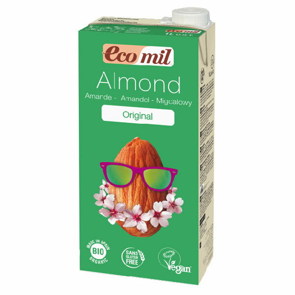 15位　EcoMil エコミル 有機アーモンドミルク (アガベシロップ入) 1000ml
