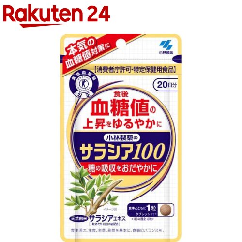 17位　小林製薬のサラシア100(60粒)【小林製薬の栄養補助食品】