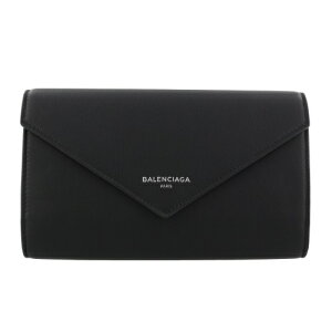 3位　BALENCIAGA バレンシアガ 長財布 レディース ペーパー PAPER ブラック