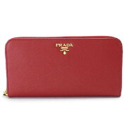 4位　プラダ 長財布 PRADA 1ML506 QWA F068Z/SAFFIANO METAL FUOCO フォーコ レッド系