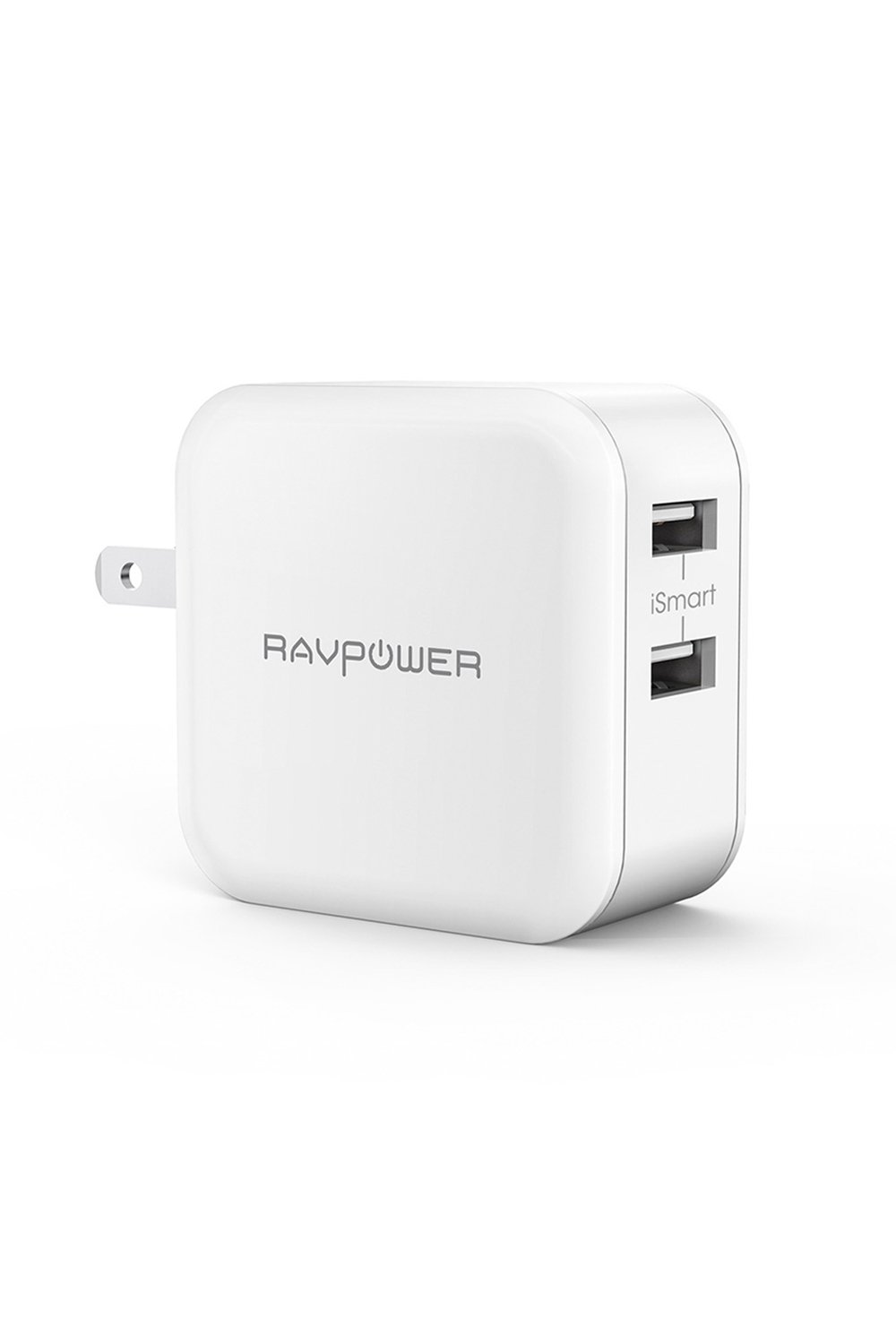 5位：RAVPower USB 充電器 2ポート 24W 【最大出力5V,4.8A/急速/折畳式プラグ】 iPhone/iPad/Android 等のUSB機器対応 RP-UC11 (ホワイト)
