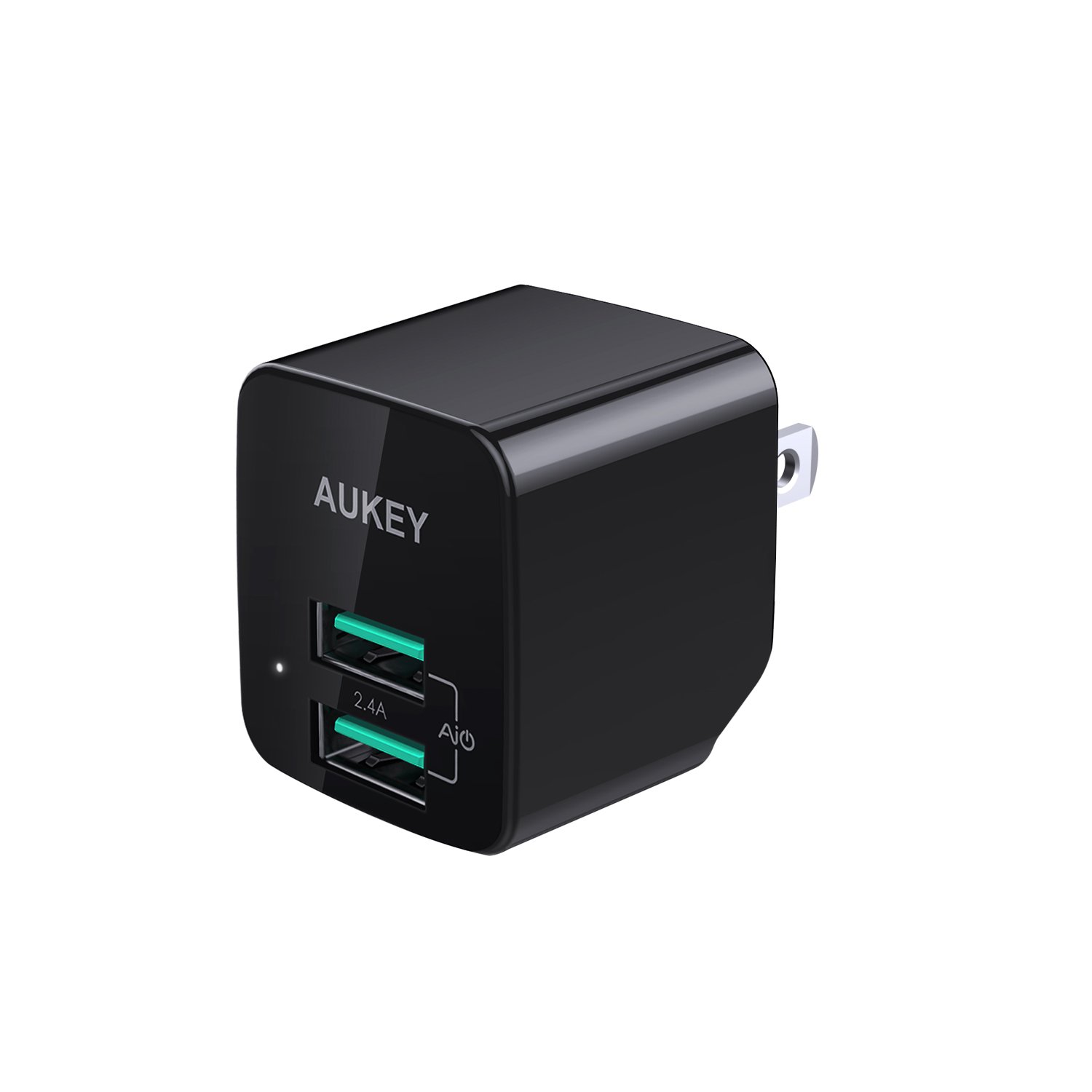 19位：AUKEY USB充電器 ACアダプター 2ポート 超小型 折りたたみ式 軽量 コンパクト スマホ急速充電 AiPower機能搭載