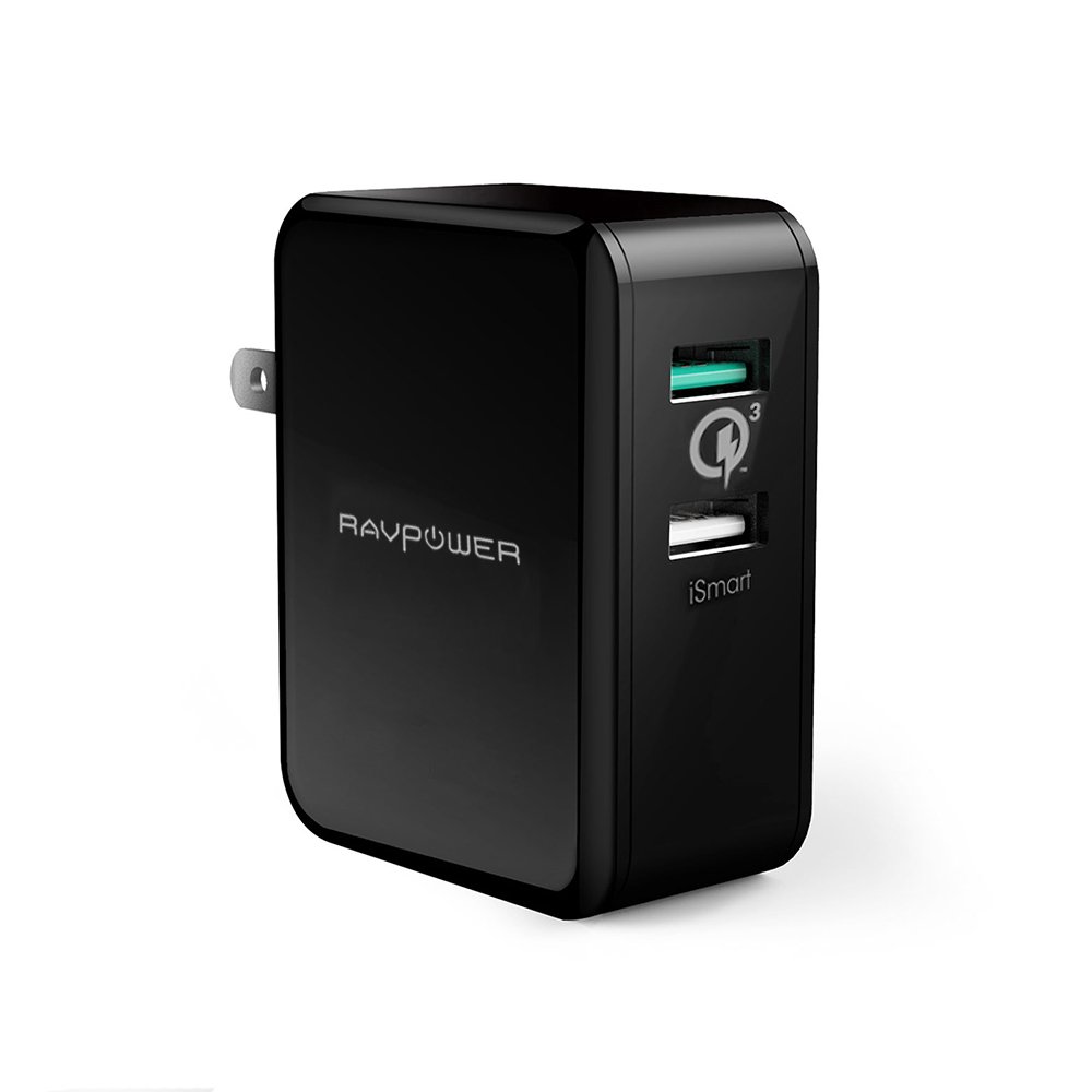 1位：【Quick Charge 3.0】RAVPower USB 急速充電器 [30W/2ポート/USB充電/急速] 