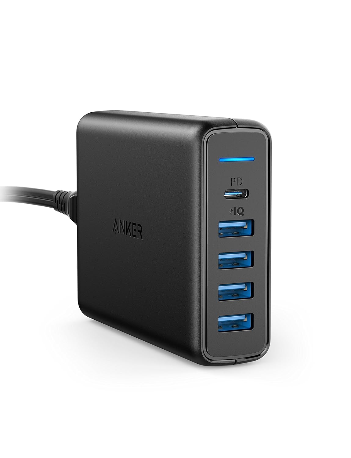 2位：Anker PowerPort I PD - 1 PD ＆ 4 PowerIQ【Power Delivery対応 60W 5ポート USB-C急速充電器】