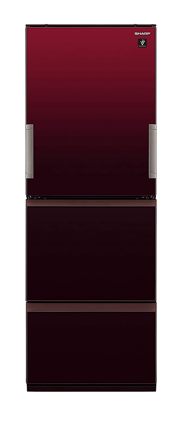 15位：シャープ プラズマクラスター搭載 冷蔵庫 356L(幅60cm) どっちもドア グラデーションレッド SJ-GW36D-R