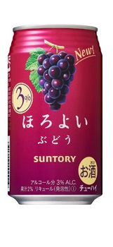 2位　サントリー ほろよい ぶどうサワー 350ml×24本　