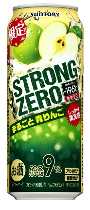 12位　サントリー -196℃ ストロングゼロ まるごと青りんご 500ml×24本