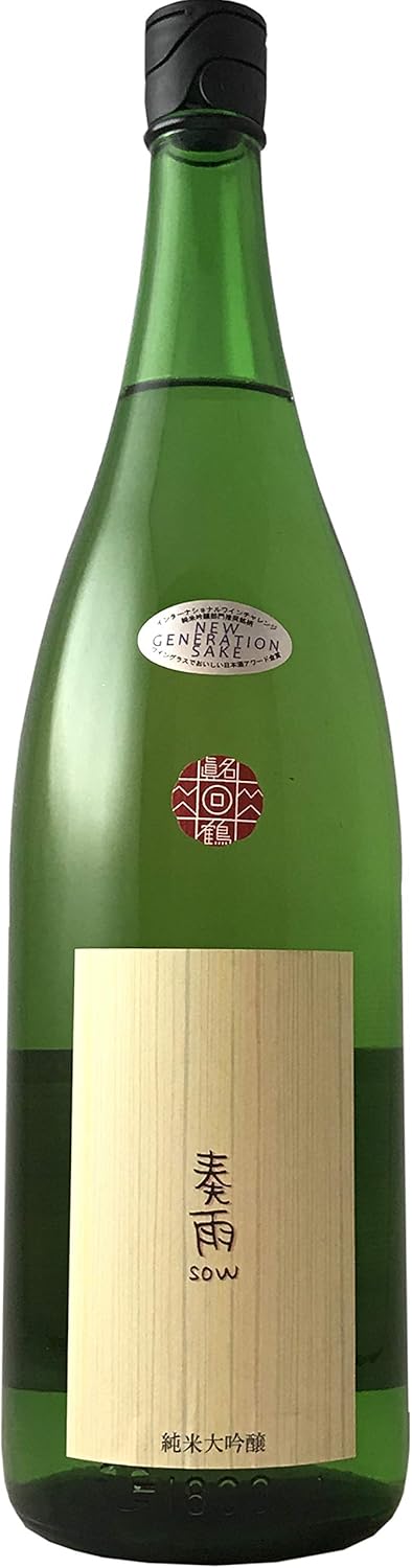 6位　真名鶴酒造　純米大吟醸　奏雨　“ｓｏｗ” 1800ml