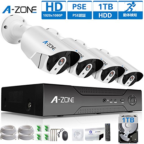 18位：A-ZONE 200万画素タイプ POE給電カメラ