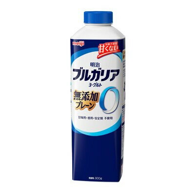 2位　明治 ブルガリアヨーグルト無添加プレーン0 900g 12本