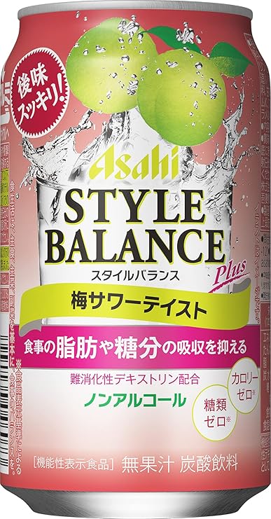 アサヒ スタイルバランス  梅サワーテイスト350ml×24本