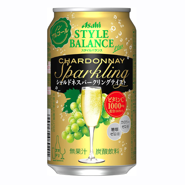 ノンアルコール　スタイルバランスプラス シャルドネスパークリングテイスト 350ml　24本