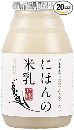 5位　国産ライスミルク にほんの米乳 (国産梨北米使用) プレーン味 150g 20本入