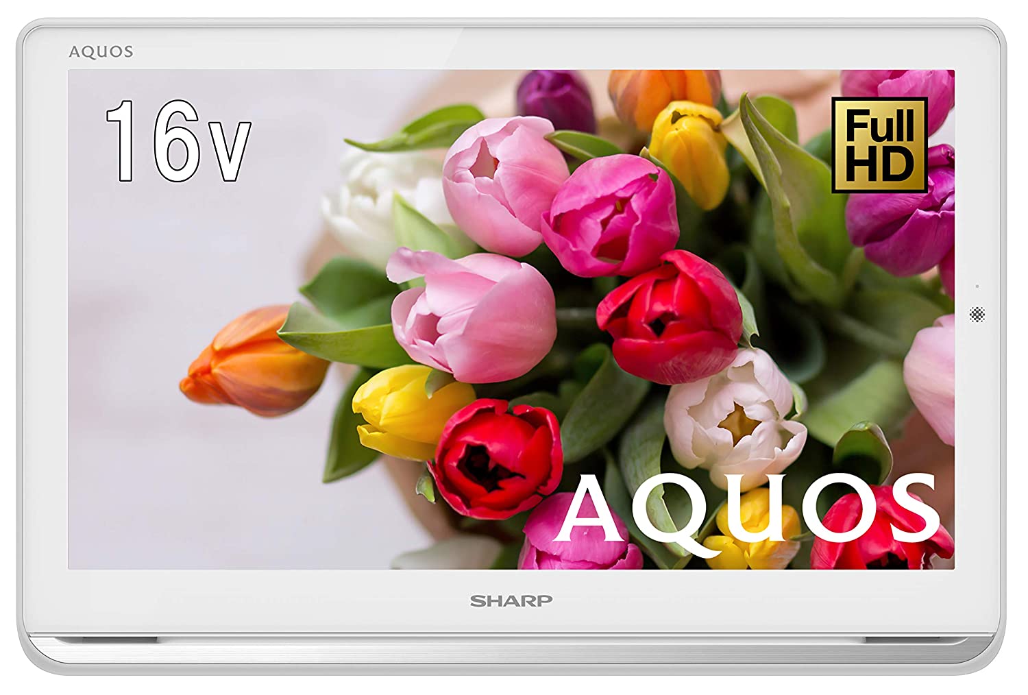 18位：シャープ 16V型 液晶 テレビ AQUOS 2T-C16AP-W フルハイビジョン 防水＆ワイヤレス設計 ホワイト 2018年モデル