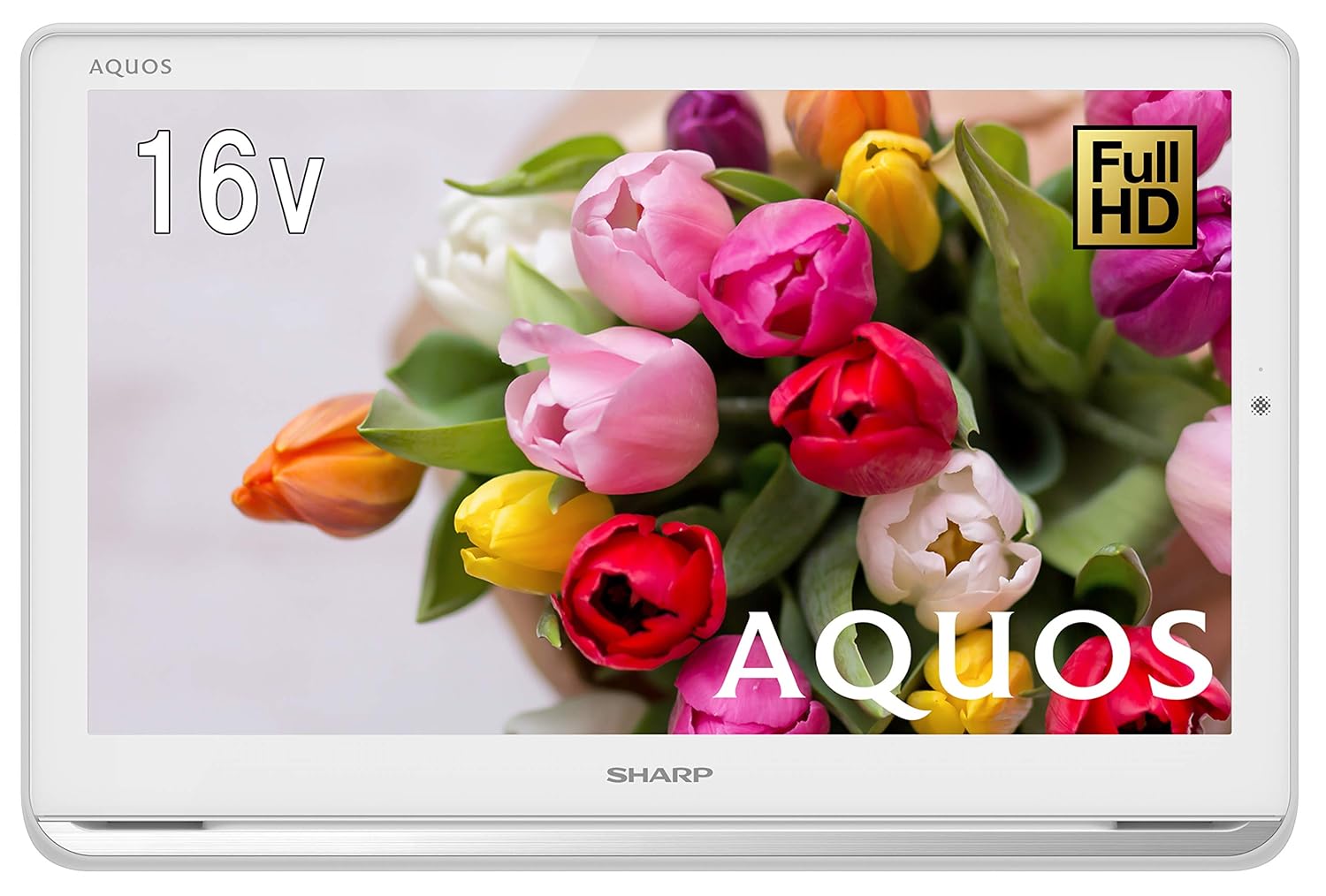 18位：シャープ 16V型 液晶 テレビ AQUOS 2T-C16AP-W フルハイビジョン 防水＆ワイヤレス設計 ホワイト 2018年モデル