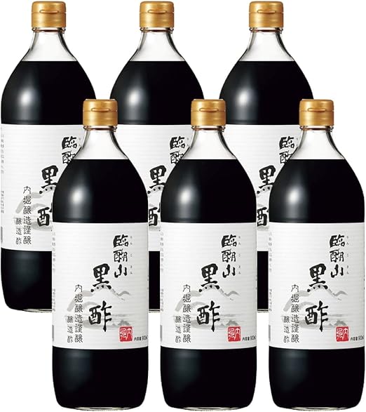 2位　内堀醸造　臨醐山黒酢　900ml 瓶×6本