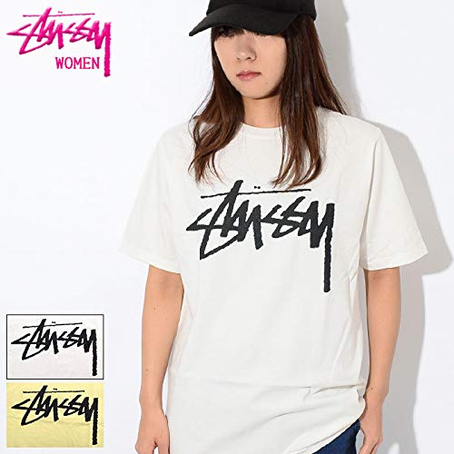 STUSSY Tシャツ 半袖 レディース  Old Stock Pigment Dyed