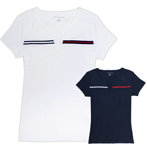 Tommy Hilfiger レディース クルーネック Tシャツ 