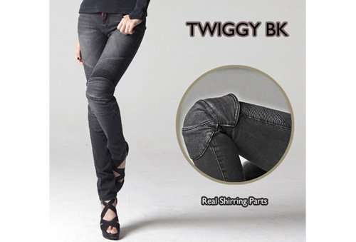 5位：uglyBROS(アグリブロス)モトパンツ TWIGGY 【Women’s】UB1006BK1