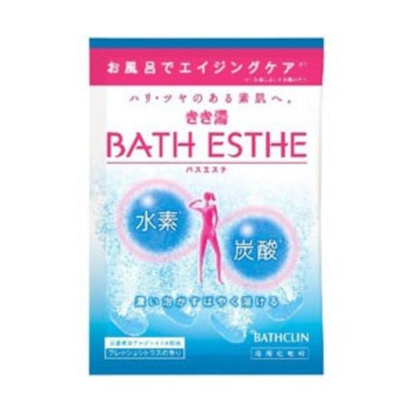 14位　バスクリン炭酸入浴剤 きき湯 バスエステ フレッシュシトラス 1包入