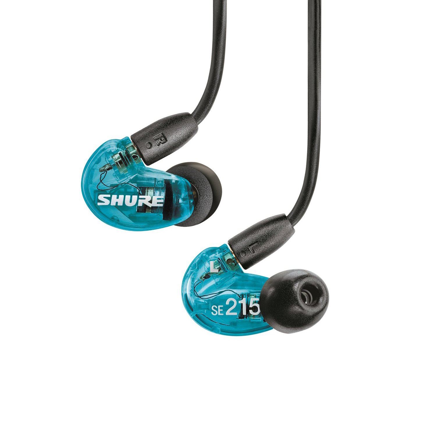 SHURE イヤホン SEシリーズ SE215 カナル型 高遮音性 Special Edition トランススルーセントブルー SE215SPE-A 【国内正規品/メーカー保証2年】