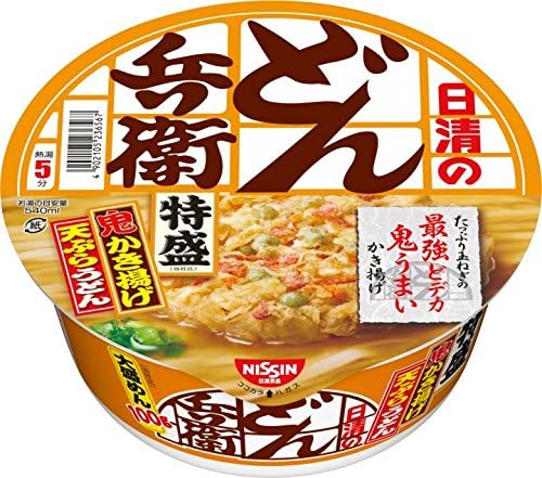 14位　日清食品 日清のどん兵衛 特盛かき揚げ天ぷらうどん 138g×12個