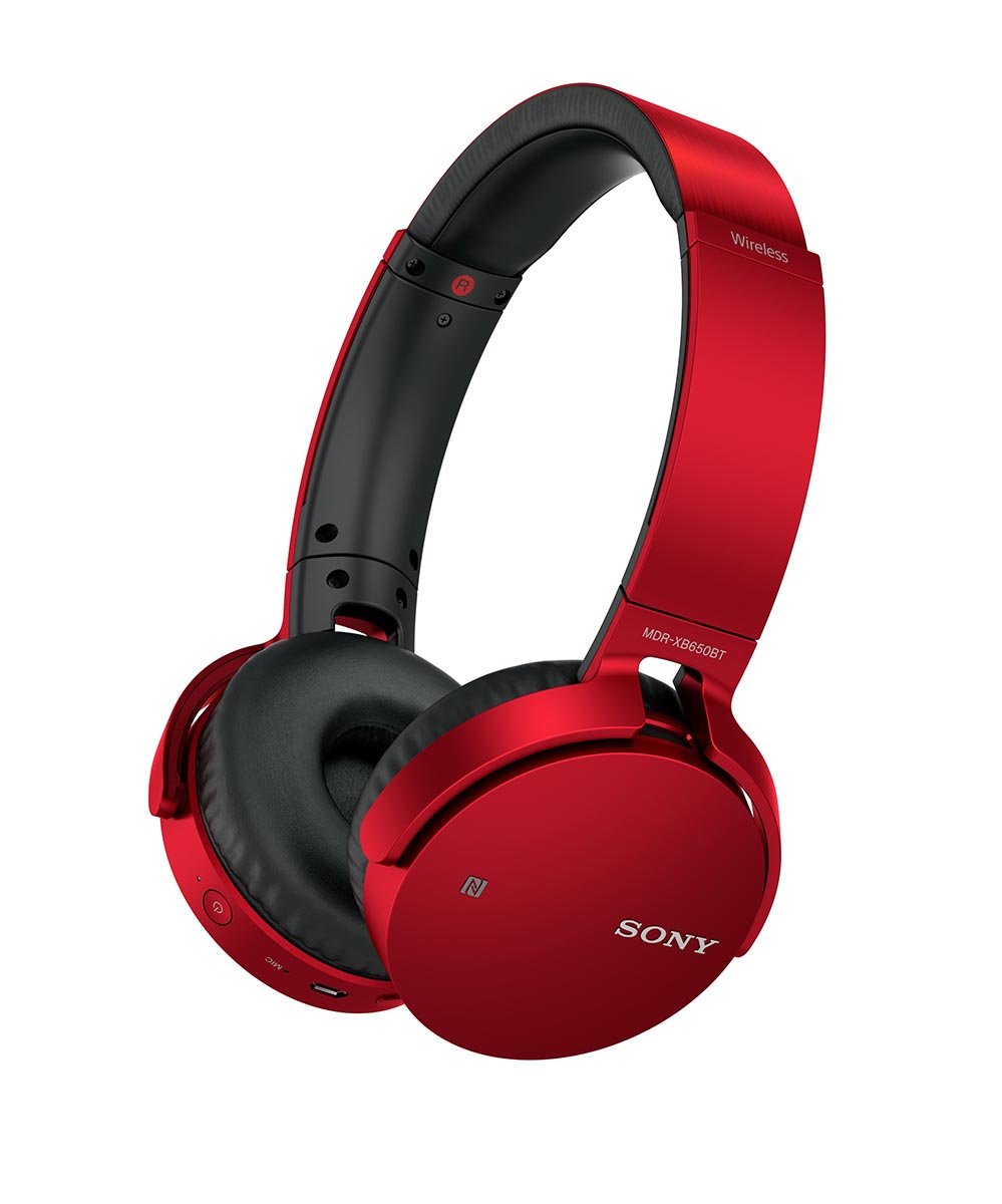 11位：ソニー SONY ワイヤレスヘッドホン 重低音モデル MDR-XB650BT : Bluetooth対応 折りたたみ式 レッド MDR-XB650BT R