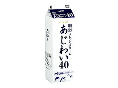 18位　明治　フレッシュクリームあじわい40　1000ml