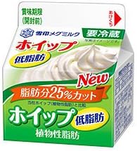 9位　ホイップ低脂肪植物性脂肪 200ml 【メグミルク】12個