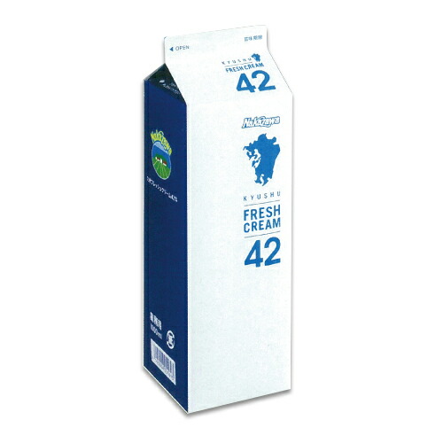 19位　中沢乳業 生クリーム 九州フレッシュクリーム 42%