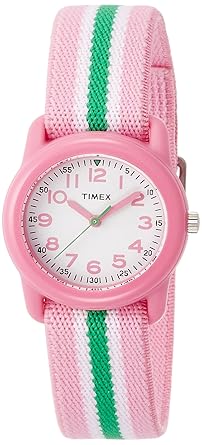 1位：TIMEX キッズ ホワイトダイアル ピンク