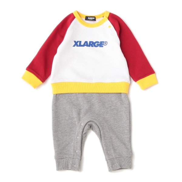 11位：XLARGE KIDS　ロゴ入り裏毛ロンパース