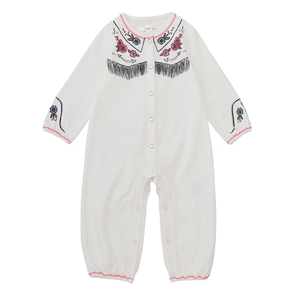 10位：kate spade new york childrenswear　レイエット ウェスタン プリント カバーオール