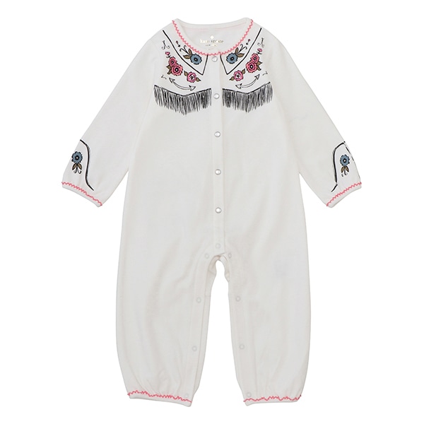 10位：kate spade new york childrenswear　レイエット ウェスタン プリント カバーオール