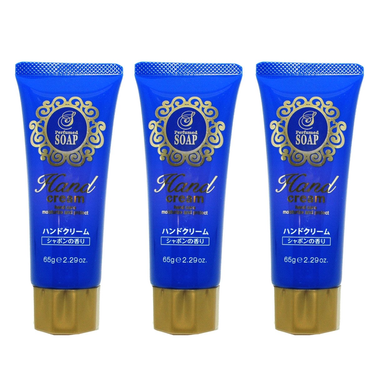 16位：香りのハンドクリーム ジェルタイプ シャボンの香り×3個セット 日本製 シアバター ヒアルロン酸配合