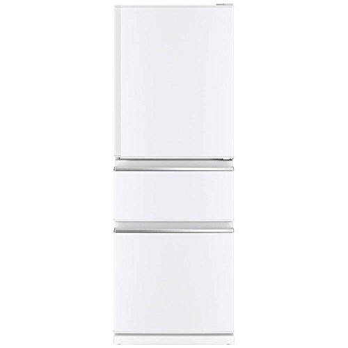 12位：三菱 330L 3ドア冷蔵庫（パールホワイト）【右開き】MITSUBISHI MR-CX33C-W