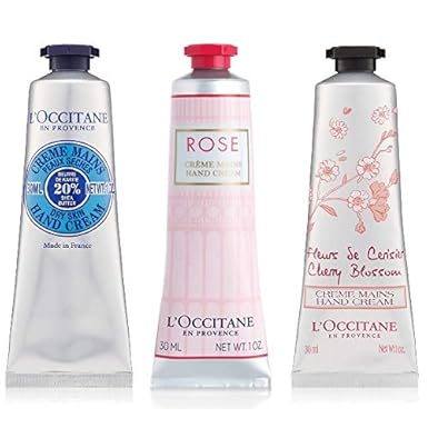 ロクシタン(L’OCCITANE) ロクシタン フラワーハンドクリームトリオ(シア・ローズ・チェリー)