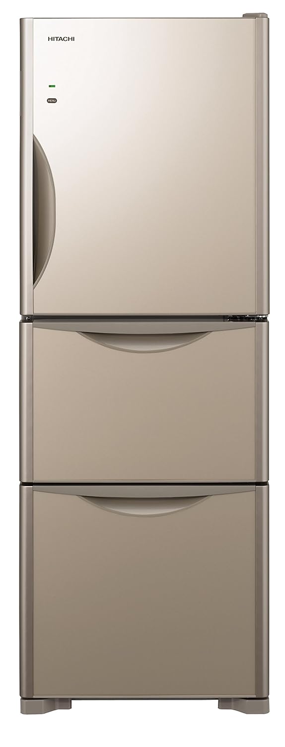 10位：日立 冷蔵庫 265L 3ドア 右開き 真空チルド まんなか野菜室 スリム幅54ｃｍ R-S2700HV XN
