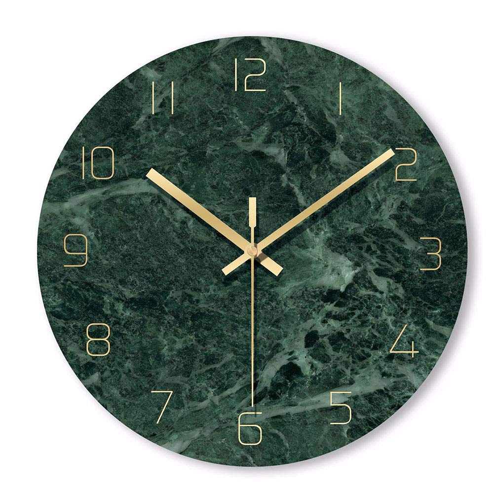 17位：GIFT GARDEN 大理石柄 おしゃれな 壁掛け 時計 古典的 シンプル アナログ 掛け時計