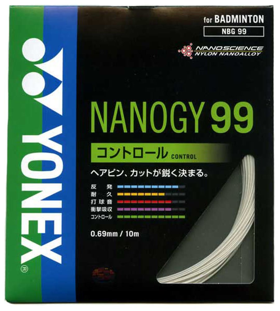 ヨネックス（YONEX） ガット バドミントン用 ナノジー99 単張りガット NBG99