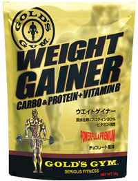 6位　GOLD’S GYM（ゴールドジム）ウエイトゲイナー チョコレート風味 1kg 