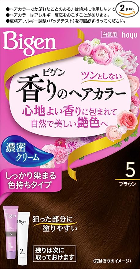 4位　ホーユー ビゲン香りのヘアカラークリーム5 (ブラウン) 