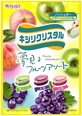 1位　春日井 キシリクリスタル フルーツアソートのど飴67g×6袋