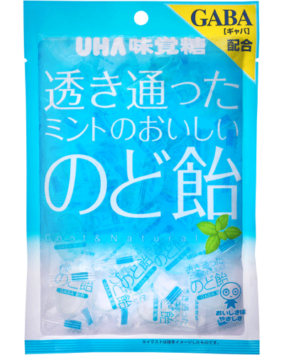 9位　【UHA味覚糖】　透き通ったミントのおいしいのど飴92g（6袋入） 