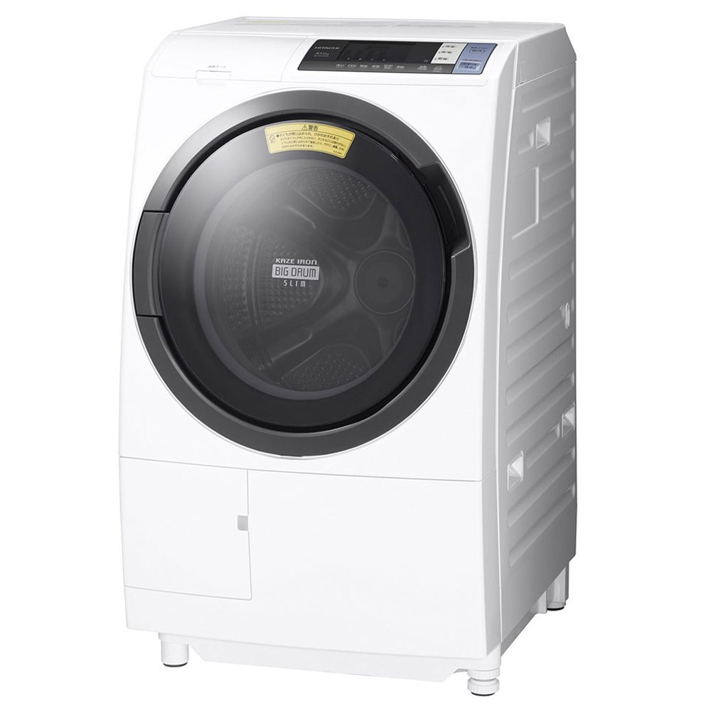 2位：日立 ドラム式洗濯乾燥機 ビッグドラム 左開き 10kg ホワイト BD-SG100BL W