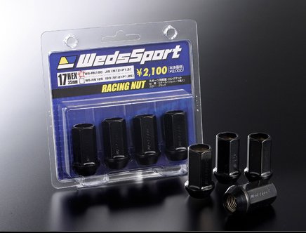 20位：WedsSport WS レーシングナット（黒）