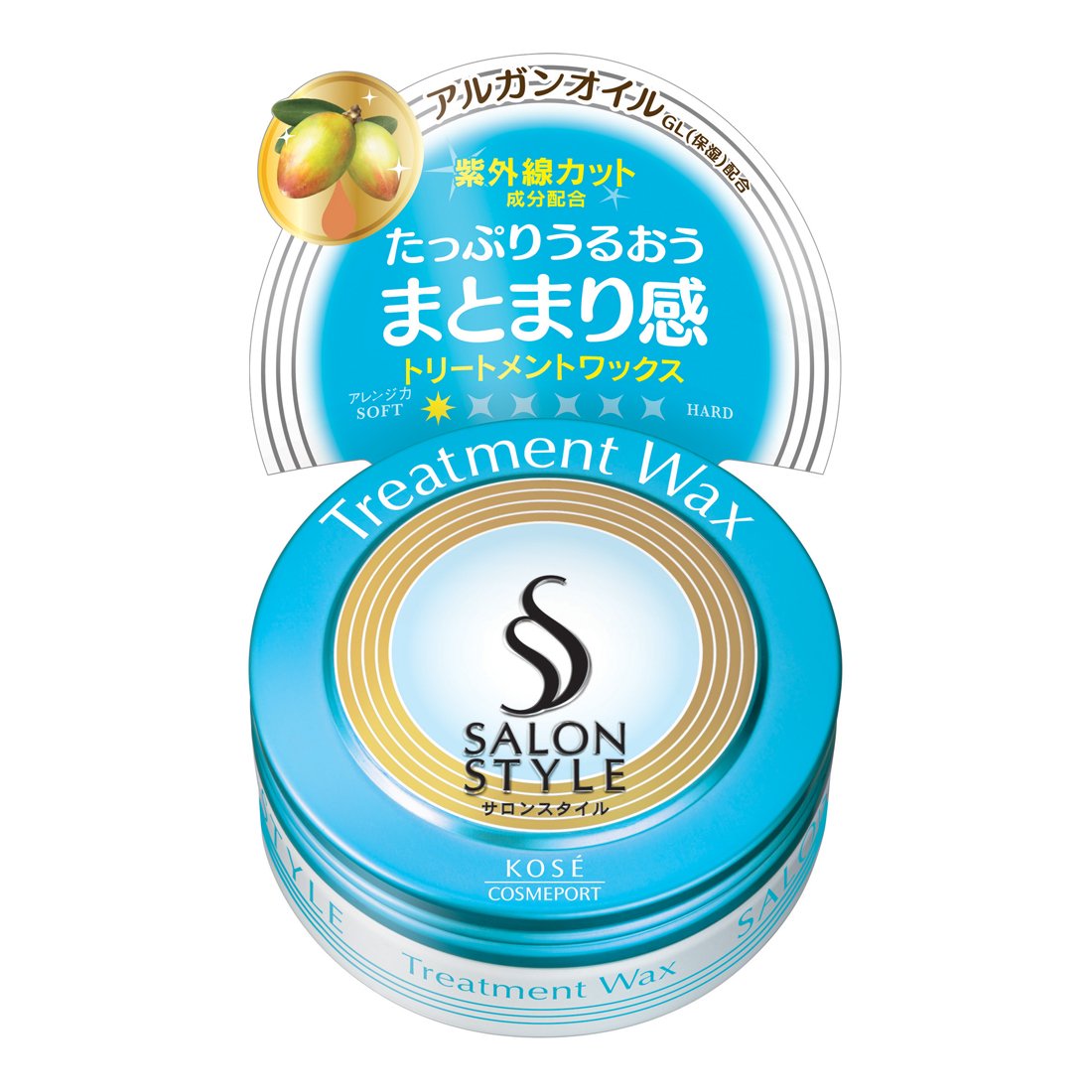 19位：KOSE コーセー SALON STYLE(サロンスタイル) ヘアワックス (トリートメント) 75g