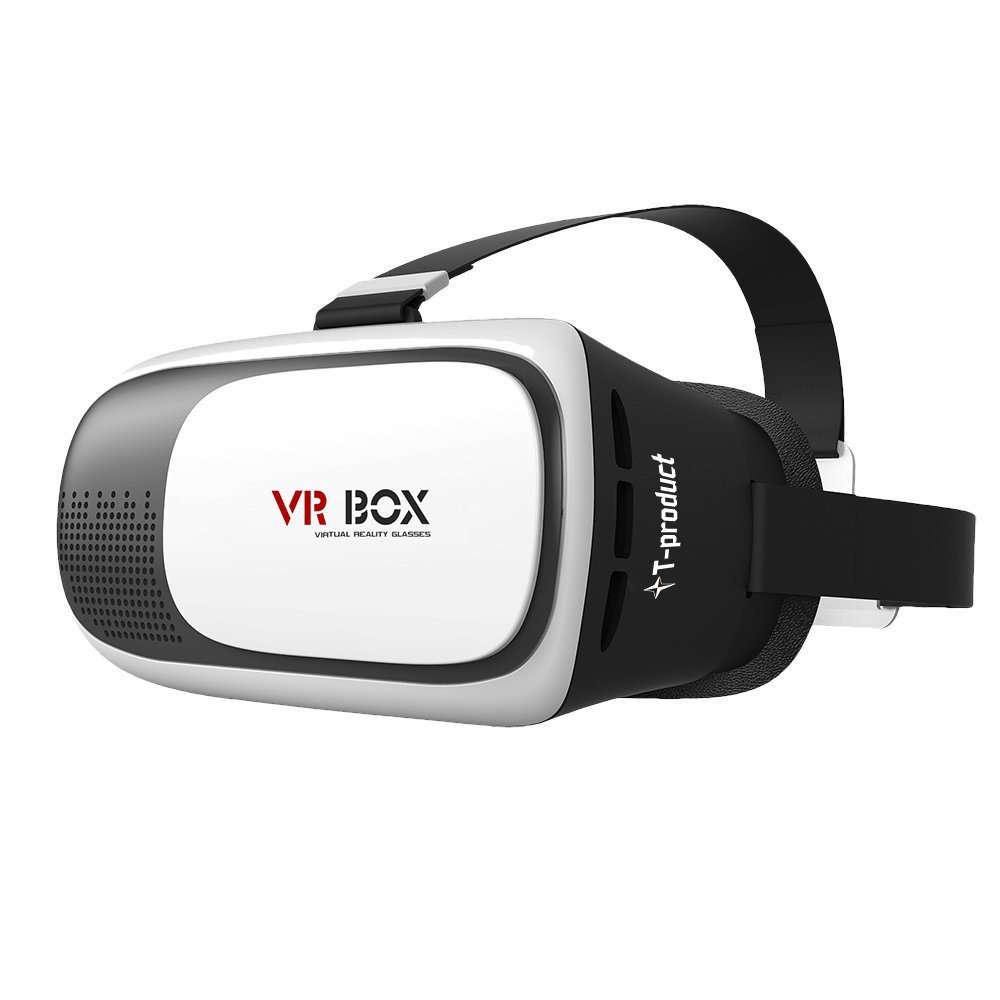 11位：T-product（ティープロダクト） VR BOX 3D VRメガネ ゴーグル スマホ 3D映像体験 バーチャル リアリティ (ホワイト/ブラック)